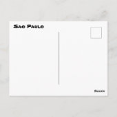 ヴィンテージ写真(サンパウロバスターミナル) ポストカード (裏面)