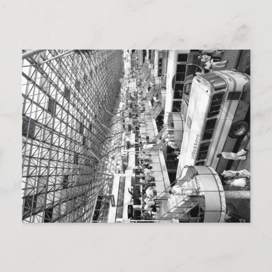 ヴィンテージ写真(サンパウロバスターミナル) ポストカード (正面)