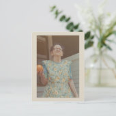 ヴィンテージ写真(ジョセフィンおばあちゃん) ポストカード (スタンド正面)