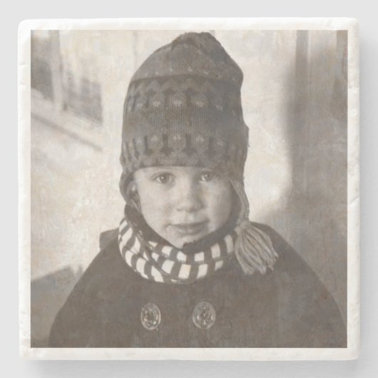 ヴィンテージ写真 ストーンコースター (正面)