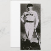ヴィンテージ写真、スポーツ シカゴ 野球選手 (正面/裏面)