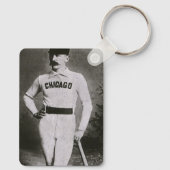 ヴィンテージ写真、スポーツ シカゴ 野球選手 キーホルダー (裏面)