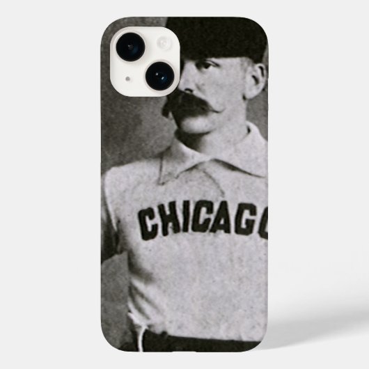 ヴィンテージ写真、スポーツ シカゴ 野球選手 Case-Mate iPhoneケース (裏面)