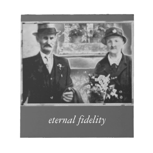 ヴィンテージ写真 ノートパッド (正面)