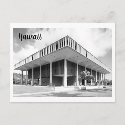 ヴィンテージ写真：ハワイ州キャピトル ポストカード (正面)