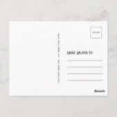 ヴィンテージ写真 |ブックとワイルドフラワーの自然シーン ポストカード (裏面)