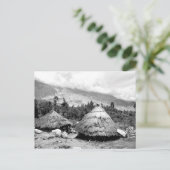 ヴィンテージ写真 – ペルーの住居 ポストカード (スタンド正面)