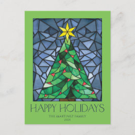 ヴィンテージ写真 ホリデーシーズン スター シーズンポストカード