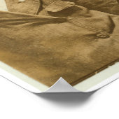 ヴィンテージ写真:喫煙葉巻 ポスター (角)