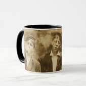 ヴィンテージ写真:喫煙葉巻 マグカップ (正面左)