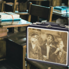 ヴィンテージ写真：喫煙葉巻 メタルランチボックス