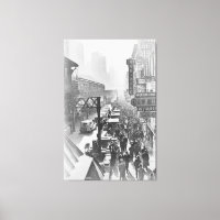 ヴィンテージ写真：6th Avenue NYC (1940)