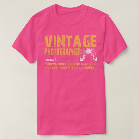 ヴィンテージ写真 Tシャツ (デザイン正面)
