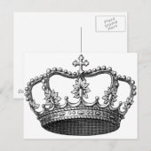 ヴィンテージ冠 ポストカード (正面/裏面)