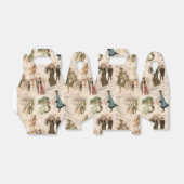 ヴィンテージ冬のおもしろい雪のシーン フェイバーボックス (折り畳みなし)