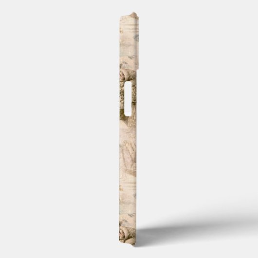 ヴィンテージ冬のおもしろい雪のシーン Case-Mate iPhoneケース (裏面 / 右)