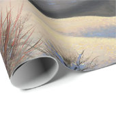 ヴィンテージ冬のクリスマス馬車 ラッピングペーパー (ロールコーナー)