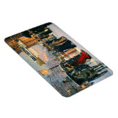 ヴィンテージ冬のパリのシーンクリスマスプレゼント マグネット (右側)