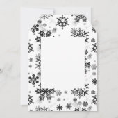 ヴィンテージ冬の教会 5"X7" ギフトタグ (裏面)