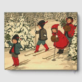 ヴィンテージ冬の風景 ゲストブック (裏面)