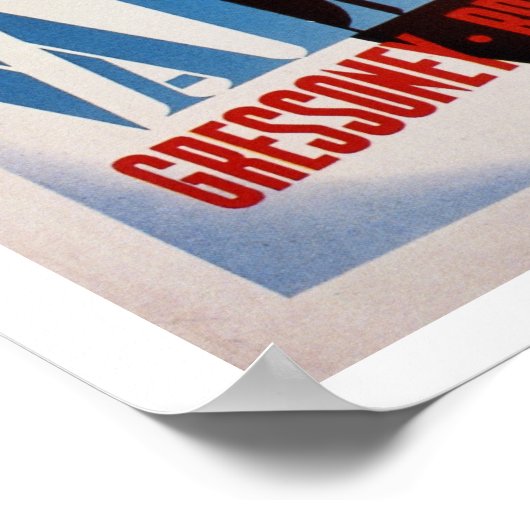 ヴィンテージ冬季ハイキングイタリアンアルプス旅行 ポスター (角)