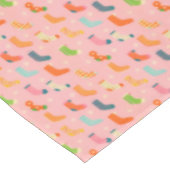 ヴィンテージ冬季幾何学靴下スター テーブルクロス (アングル)