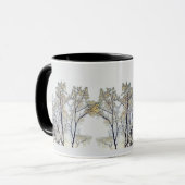 ヴィンテージ冬用コーヒーマグ マグカップ (正面左)