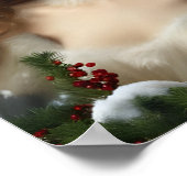 ヴィンテージ冬美しい ポスター (角)