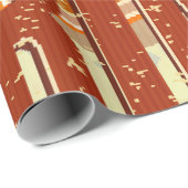 ヴィンテージ冷たい飲み物のメタルサイン。ヴィンテージ、ソーダ、 ラッピングペーパー (ロールコーナー)