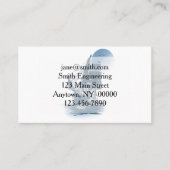 ヴィンテージ出帆船-背景色の選択 名刺 (正面)