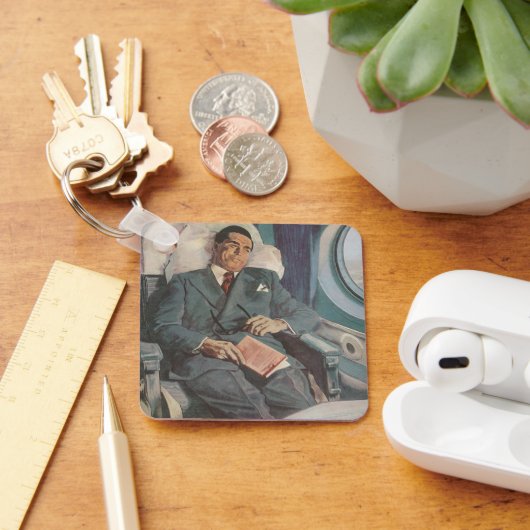 ヴィンテージ出張読機内 キーホルダー (デスク)