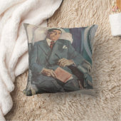 ヴィンテージ出張読機内 クッション (ブランケット)