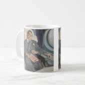 ヴィンテージ出張読機内 コーヒーマグカップ (正面左)