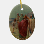 ヴィンテージ出生シーンオーナメント セラミックオーナメント (裏面)