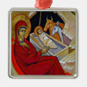 ヴィンテージ出生シーンオーナメント メタルオーナメント (正面)