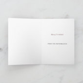 ヴィンテージ出生シーンカード – カスタマイズ可能 シーズンカード (内部)