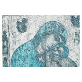 ヴィンテージ出生賛美ヴァージンメアリーベビーイエス メタルプリント (正面)