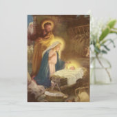 ヴィンテージ出生、クリスマスパーティの招待状 招待状 (スタンド正面)