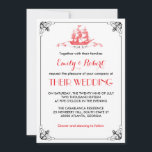 ヴィンテージ出荷いかり結婚式招待状ブラックレッド 招待状<br><div class="desc">ビーチテーマ結婚の計画。ヨット結婚に乗ってるのか海に乗ってるのか?これはあなたにぴったりの結婚式招待状だ。ヴィンテージ船が深い海に乗って。各飾角にいかりを付け、カードの背面にストライプカラフルパターンを付ける。クラシックデザインの海軍テーマ結婚の。また、カスタマイズブライダルシャワー、婚約パーティ、誕生日、記念日または赤ちゃんシャワーの用語を使用できる。</div>