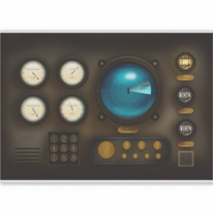 ヴィンテージ出荷コントロールパネル電話タブレットPC シール