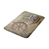 ヴィンテージ出荷デザイン バスマット (アングル)