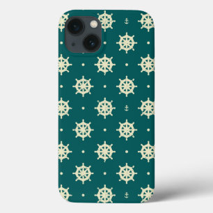 ヴィンテージ出荷車輪パターン iPhone 13ケース