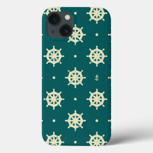 ヴィンテージ出荷車輪パターン iPhone 13ケース