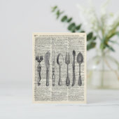 ヴィンテージ刃物セット ポストカード (スタンド正面)