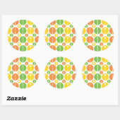 ヴィンテージ刃物パターン ラウンドシール (シート)