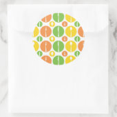 ヴィンテージ刃物パターン ラウンドシール (バッグ)