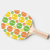 ヴィンテージ刃物模様 卓球ラケット (横)