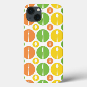 ヴィンテージ刃物模様 iPhone 13ケース