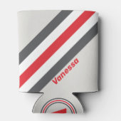 ヴィンテージ分割Wingtipストライプの名前 缶クーラー (裏面)