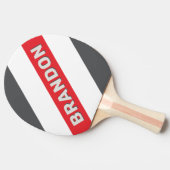 ヴィンテージ分割Wingtip はっきりしたストライプのと名前 卓球ラケット (横)